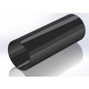 Carbon silencer pipe Ø 50x1,5 L=135mm - photo 1