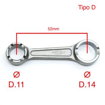 KIT TYPE "D" connecting rod micro RC L. 52mm
