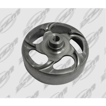 Clutch drum with auto cooling - 80mm,for pulley, screw thread 10mm